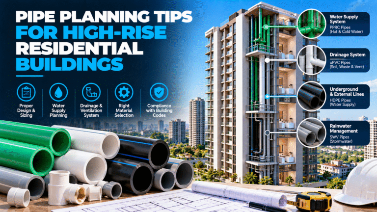 High-Rise Pipe Planning Infographic
