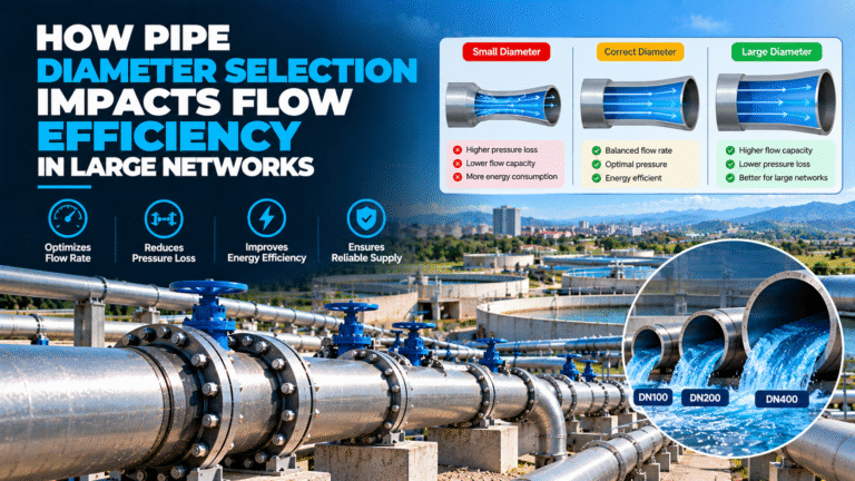Pipe Diameter and Flow Efficiency