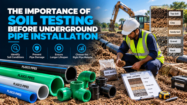 Soil Testing Before Pipe Installation